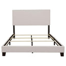 Ivory - Bed With Nailhead Trim