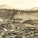 Vintage Map of Brewster, New York 1887