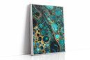 Golden Currents Beneath Turquoise Skin
