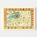 Vintage Map of New York 1935