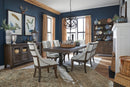 Roxbury Manor Four Door Dining Buffet Homestead Brown