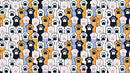 Cat Paws Pattern Wallpaper - Adorable Decor for Kid's and Nursery Rooms