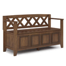 Amherst - Compact Entryway Storage Bench by Unique Piece Furniture