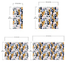 Cat Paws Pattern Wallpaper - Adorable Decor for Kid's and Nursery Rooms