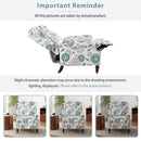 Push Back Recliner Chair Upholstered With Classic Wing Back And Solid Gourd-Shaped Legs by HouseOfZazla