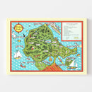 Vintage Map of Stanley Park 1938