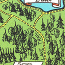 Vintage Map of Stanley Park 1938