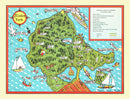 Vintage Map of Stanley Park 1938