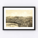 Vintage Map of Brewster, New York 1887