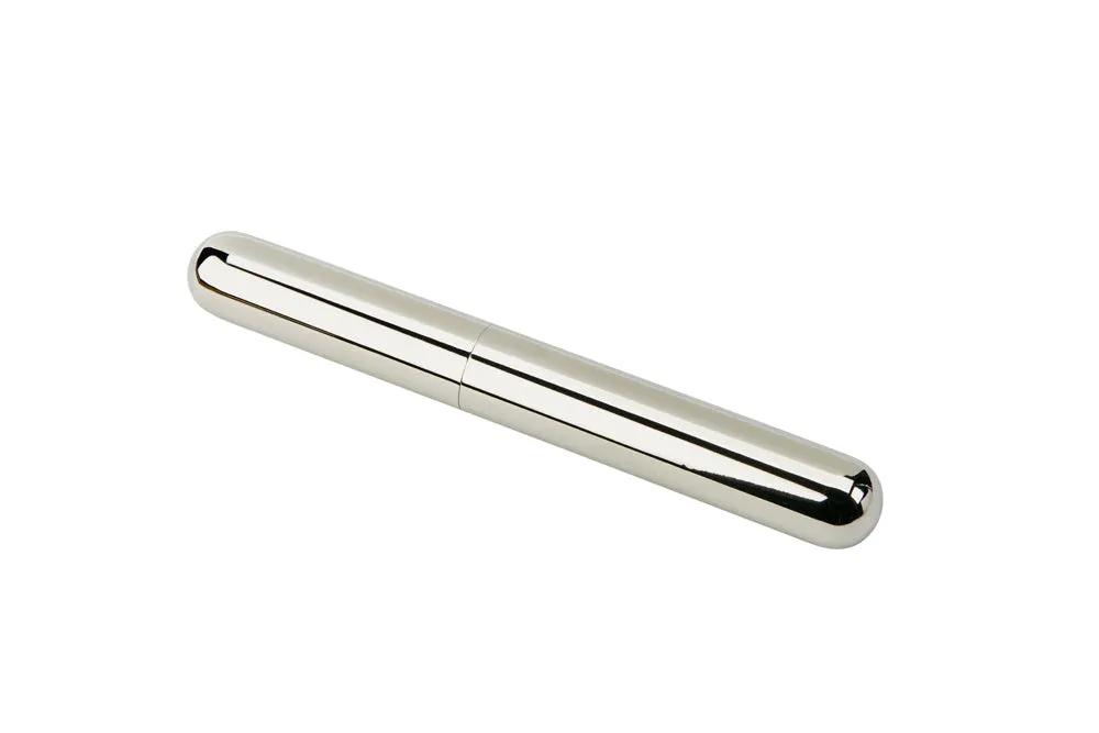 Stainless Steel Cigar Tube with Black Pouch, photo 4 of 4