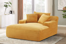 Cloudline - Oversized Chaise Lounge, Modern Comfy Couch With Full Foam Cushioning, Cozy Sleeper Sofabed by Unique Piece Furniture