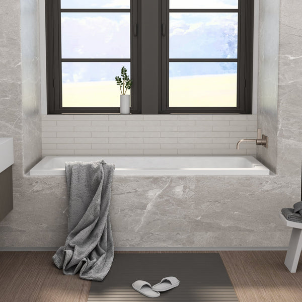 66-Inch Acrylic Built-In Soaking Tub - Glossy, photo 2 of 10