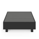 Patio Sectional Set With Modular Armless Chairs And Coffee Table - Gray by HouseOfZazla