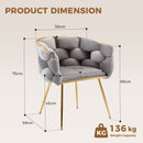 Luxury Modern Velvet Single Sofa Chair