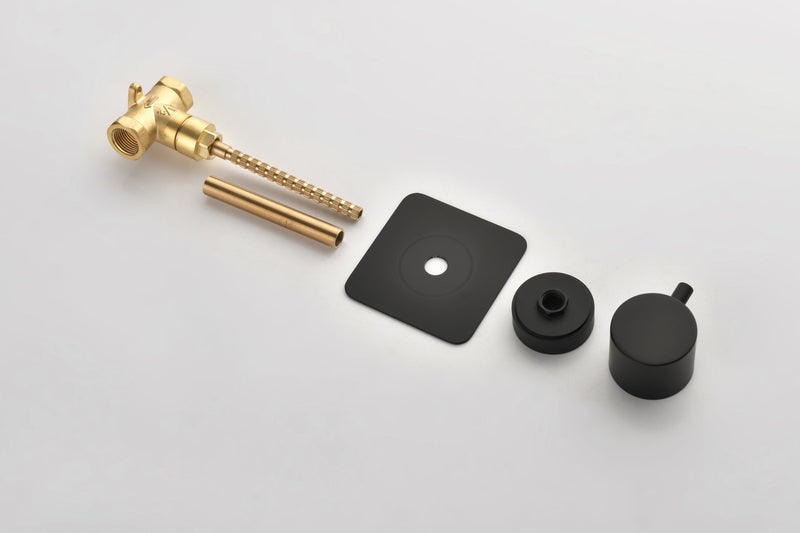 3/4" Cast Metal Volume Control Valve 3-Piece Extra High Flow Master Shower Volume Control Adjustable brass handle valve body, 1 piece each on the left and right
