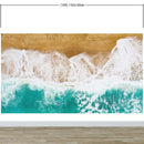 Custom Beach House Wallpaper Peel and Stick Mural. Personalized Text / Quote Family Beach Wall Art.