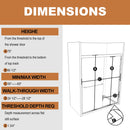 Traditional Sliding Shower Door With Clear Glass - Matte Black by HouseOfZazla