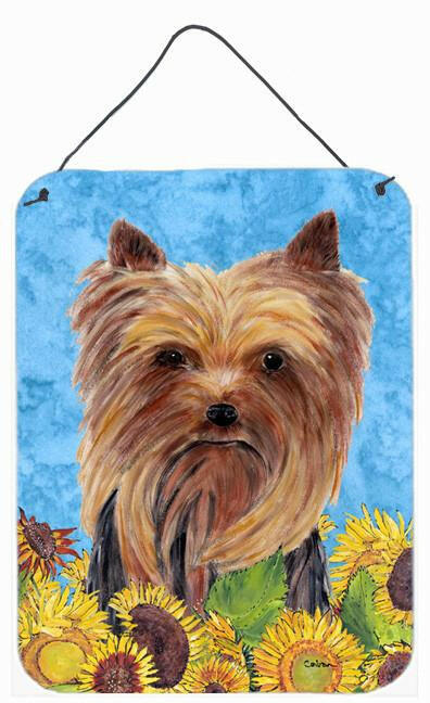 Yorkie Aluminium Metal Wall or Door Hanging Prints