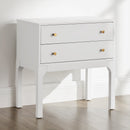 Alonso 2-Drawer Modern Nightstand