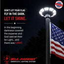 2200 Lumen Solar Flagpole Light | TelePatriot Phoenix LED System by Atlantic Flagpole