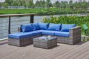Patio Sofa With Cushions by HouseOfZazla
