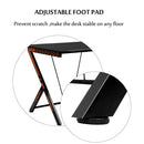 Home Office Modern Ergonomic Study Computer Desk for Small Space by LJGDeals