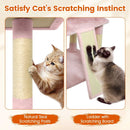 65 Inch Tall Multi-level Cat Tree with 3 Upholstered Perch and 2 Cat Condos by LJGDeals