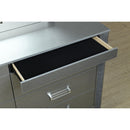 Lorenzo - Dresser With Hidden Jewelry Compartment And Bar Handles In - Silver by Unique Piece Furniture
