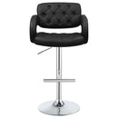 Adjustable Bar Stool With Upholstery