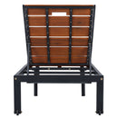 Outdoor Chaise With Adjustable Backrest