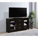 Nyler - 3 Drawer Rectangular TV Console - Cappuccino by HouseOfZazla