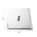 Ultra Thin Square Rainfall Shower Head Stainless Steel, Wall Or Ceiling Mount by HouseOfZazla