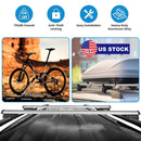 Car Roof Rack Cross Bars Aluminum Cargo Carrier Rooftop Crossbars Luggage Roof Rack Bar with 176lbs Max Load Fits Most Vehicles with Existing Raised S