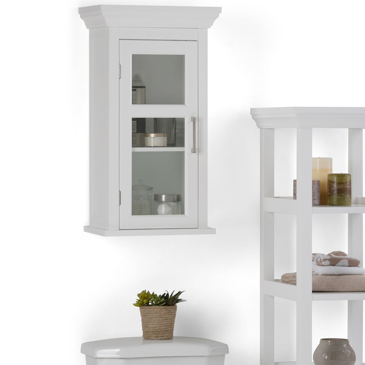 Avington - Single Door Wall Cabinet - Pure White, photo 4 of 9