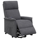 Upholstered Power Lift Recliner With Wired Remote by HouseOfZazla