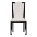 6-Piece Kitchen Dining Table Set, 62.7" Rectangular Table and 4 High-Back Tufted Chairs & 1 Bench for Dining Room and Kitchen (Espresso)