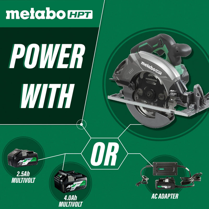 Metabo HPT C3607DAQ4M 36V MultiVolt Brushless 7-1/4-in Circular Saw (Tool Body Only)