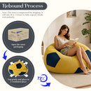Small Soccer‑Shaped Bean Bag Chair