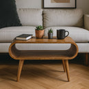 Solid Wood Open Coffee Table by HouseOfZazla