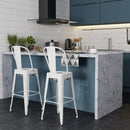 Fletcher - Handcrafted Metal Stool (Set of 2) by HouseOfZazla
