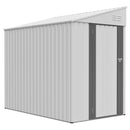 White 4' x 7' Lean-To Storage Shed by HouseOfZazla