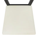 6-Piece Wood Half Round Dining Table Set Kitchen Table Set with Long Bench and 4 Dining Chairs, Modern Style, Gray