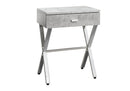 Accent Side X Table With Storage Drawer by HouseOfZazla