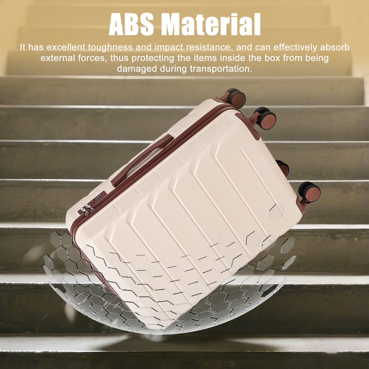 28 Inch ABS Hard Shell Large Travel Checked Luggage, photo 7 of 10