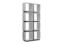 Contemporary 5-Tier White Bookshelf by HouseOfZazla