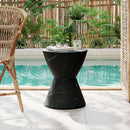 Outdoor Lightweight Concrete Side Table