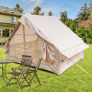 Inflatable Glamping Tent For 4 - 6 People, Waterproof Outdoor Tent With Pump - Khaki by HouseOfZazla