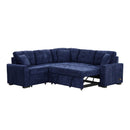 L-Shape Sofa Bed Pull-Out Sleeper Sofa With Wheels, USB Ports, Power Sockets For Living Room by HouseOfZazla