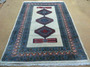 4' X 6' Vintage Handmade Bokhara Turkoman Pakistan Wool Rug Carpet Nice