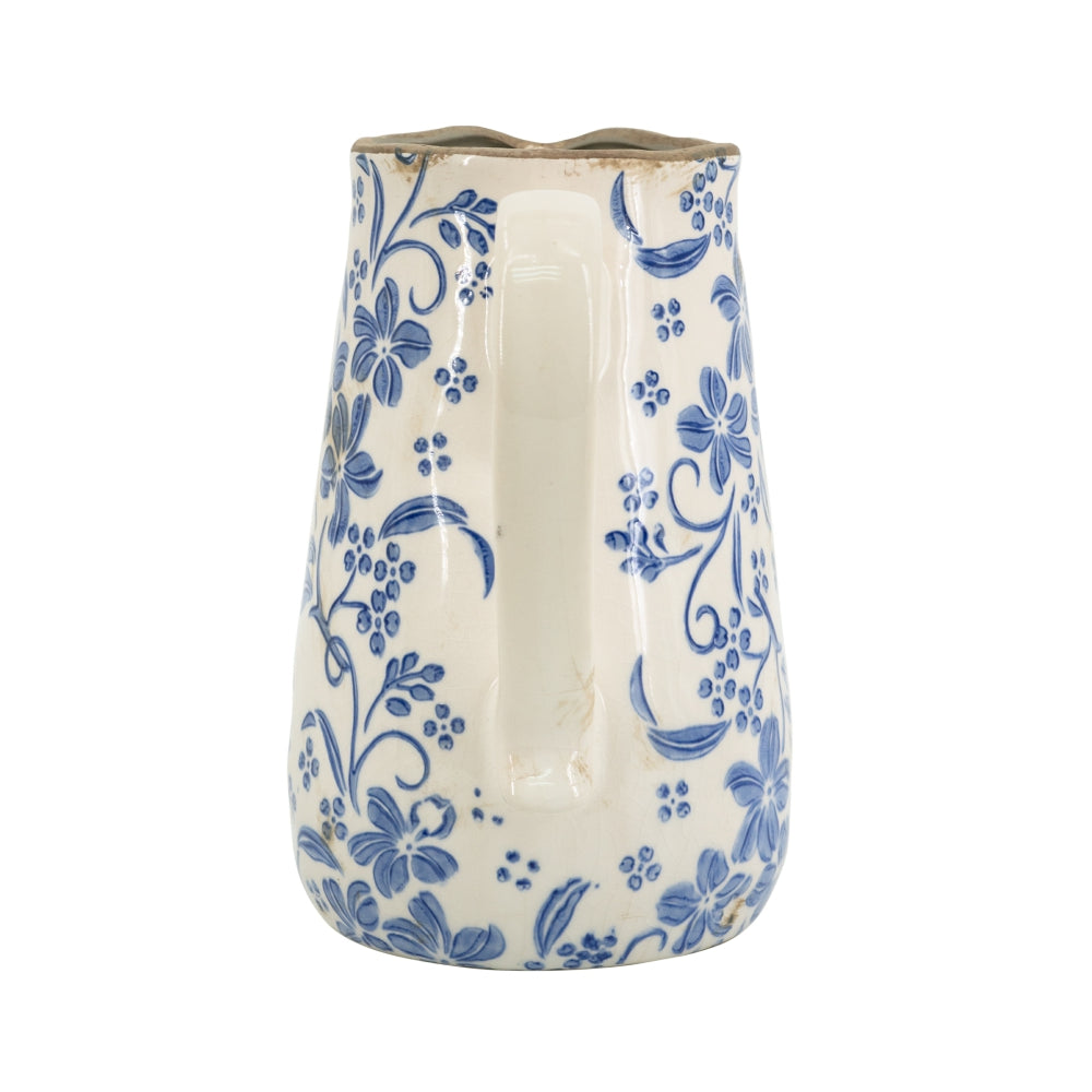Ceramic Pitcher Vase With Handle, photo 4 of 8